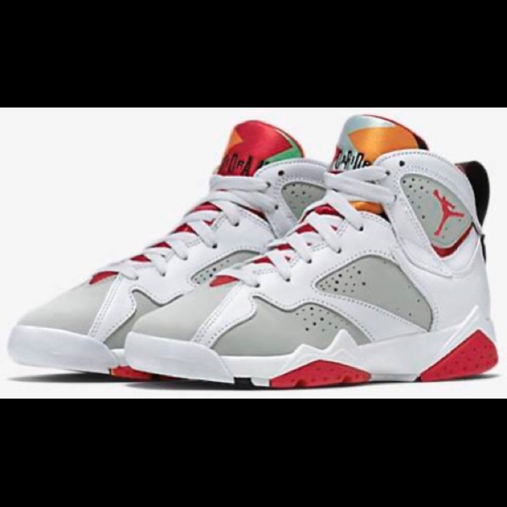 Air Jordan 7 Retro BG Hare Athletic Sneakers - Picture 2 of 7
